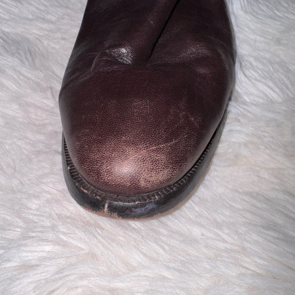 Coach Black and Brown Knee-High Boots - Picture 9 of 10